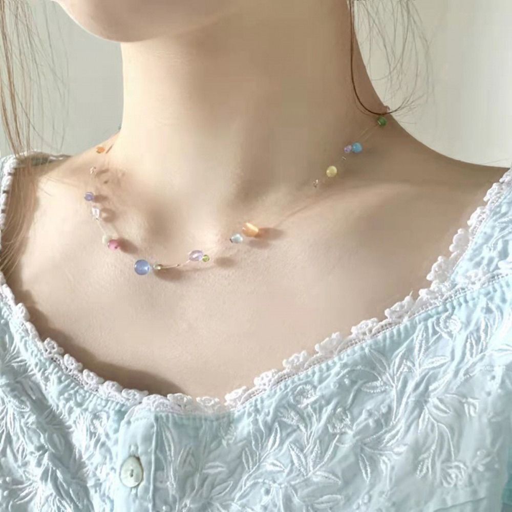 Korean Girls Lifestyle - قلادة من سبيكة معدنية بتصميم كوري،