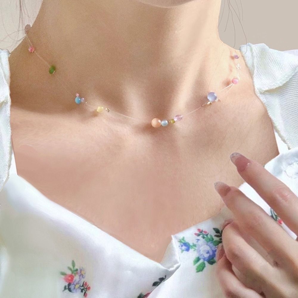 قلادة عصرية من السبائك على الط - مراجعة Korean Girls Lifestyle وسعره