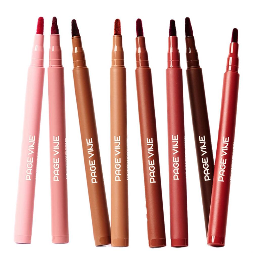 قلم تحديد الشفاه المخملي غير ا - مراجعة Lip Tint Korean وسعره