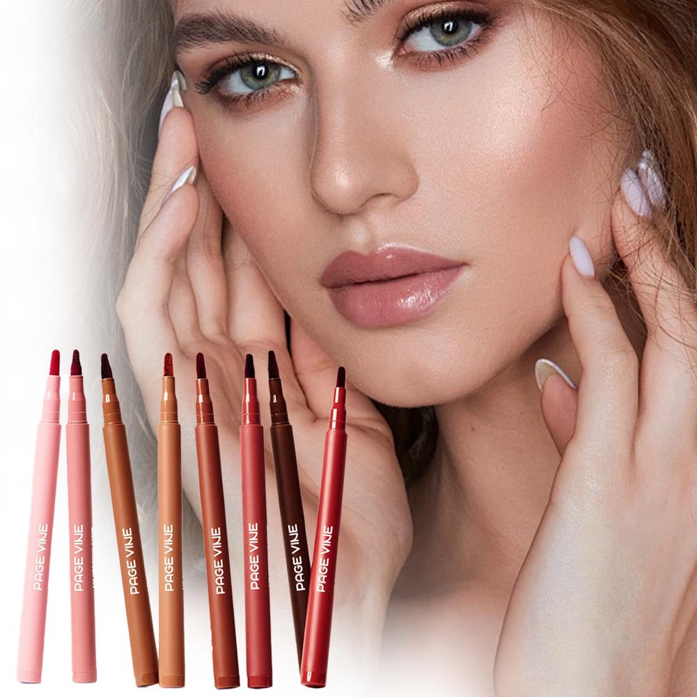 قلم تحديد الشفاه المخملي غير ا - مراجعة Lip Tint Korean وسعره