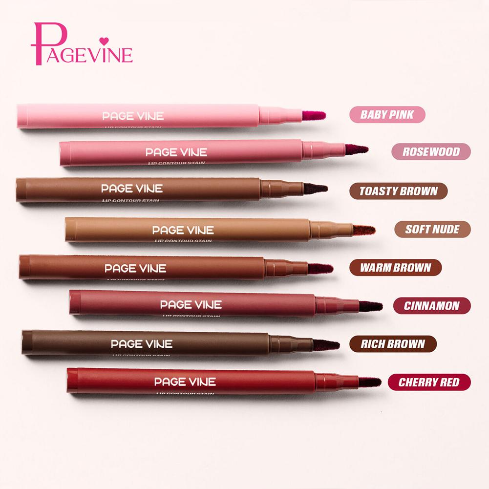 قلم تحديد الشفاه المخملي غير ا - مراجعة Lip Tint Korean وسعره
