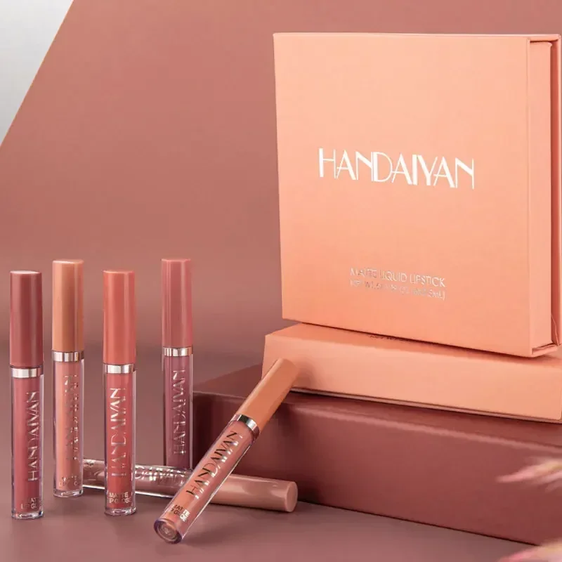 HANDAIYAN 6 قطع مجموعة أحمر ال - مراجعة Lip Tint Korean وسعره